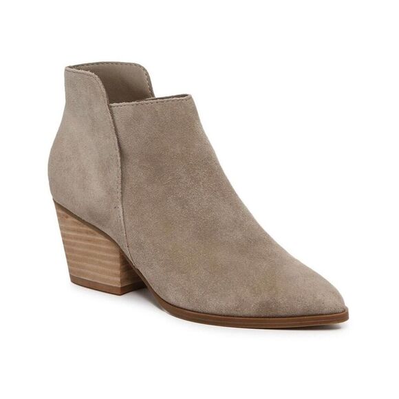 Dolce Vita Daine tan suede pull on booties size 6 - Picture 1 of 10